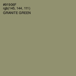 #91906F - Granite Green Color Image